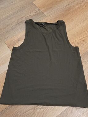 lululemon athletica Olive Green Tank Top